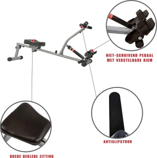 Thuys Roeitrainer Grijs