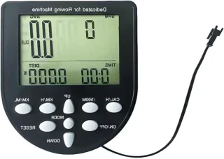 Universeel Roeimachine Teller - Fitnessmonitor Zwart