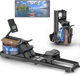 V2 Water Roeitrainer — realistisch roeien thuis, krachtig en compact