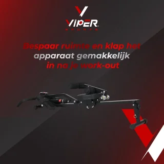 Viper Sports Valkyrie Roeitrainer Zwart