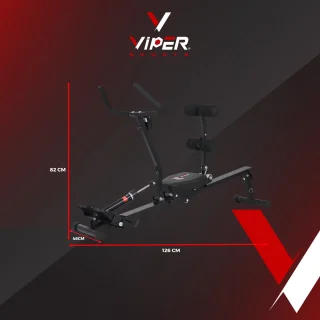 Viper Sports Valkyrie Roeitrainer Zwart