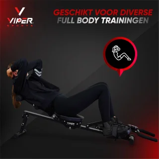 Viper Sports Valkyrie Roeitrainer Zwart