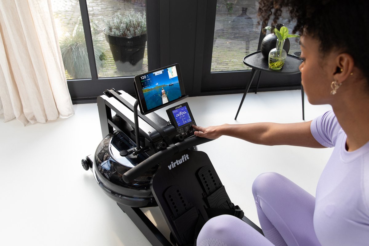 VirtuFit Elite Roeitrainer Waterweerstand Black Edition