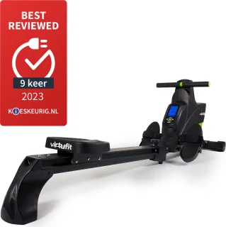 VirtuFit Ergometer Roeitrainer Inklapbaar Zwart