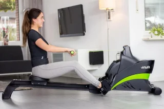 VirtuFit Ergometer Roeitrainer Inklapbaar Zwart