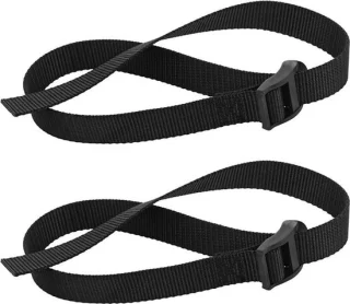 Voetbandenset voor roeimachines - zwart