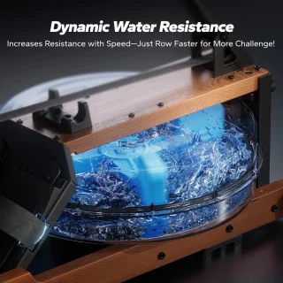 Waterrower Houten Roeimachine Bluetooth Zwart
