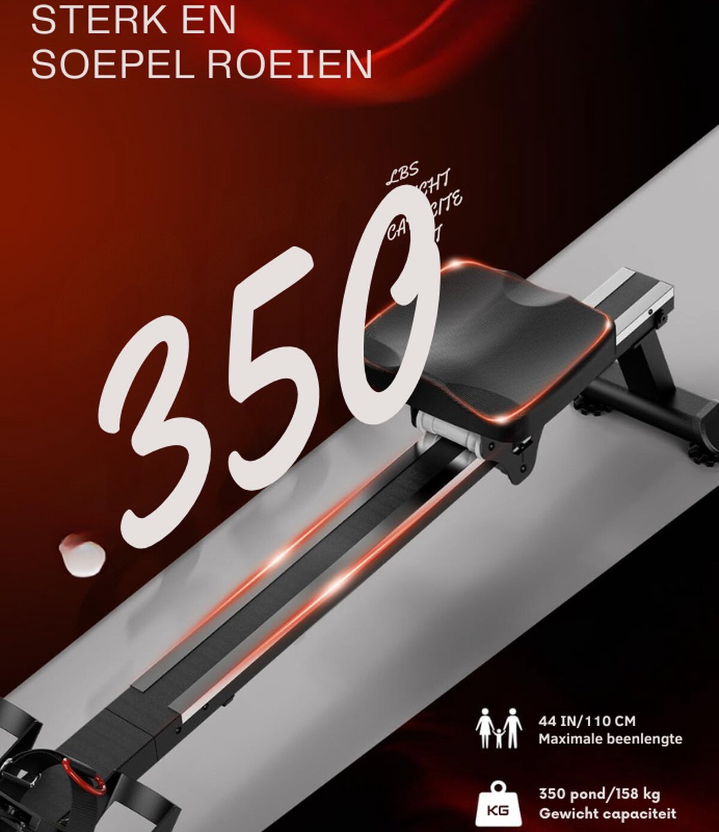 Wat vinden we goed aan de Waterrower Opvouwbare Roeimachine 160KG
