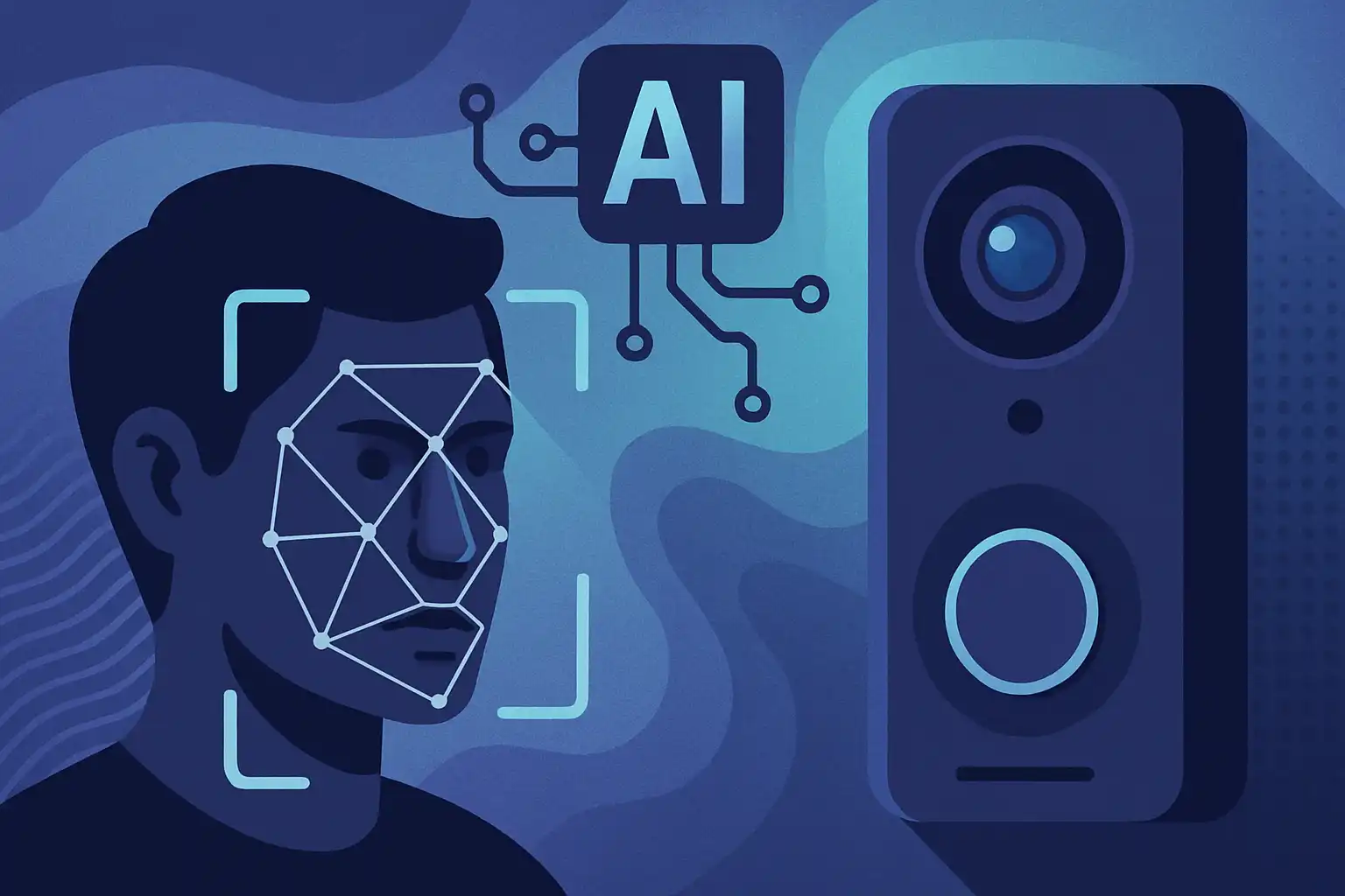 AI-gezichtsherkenning in slimme deurbellen: handig of eng?
