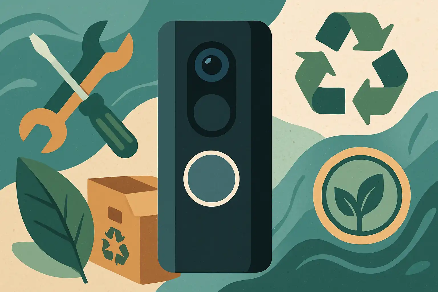 De duurzame slimme deurbel: repareren, refurbished kopen en verantwoord recyclen