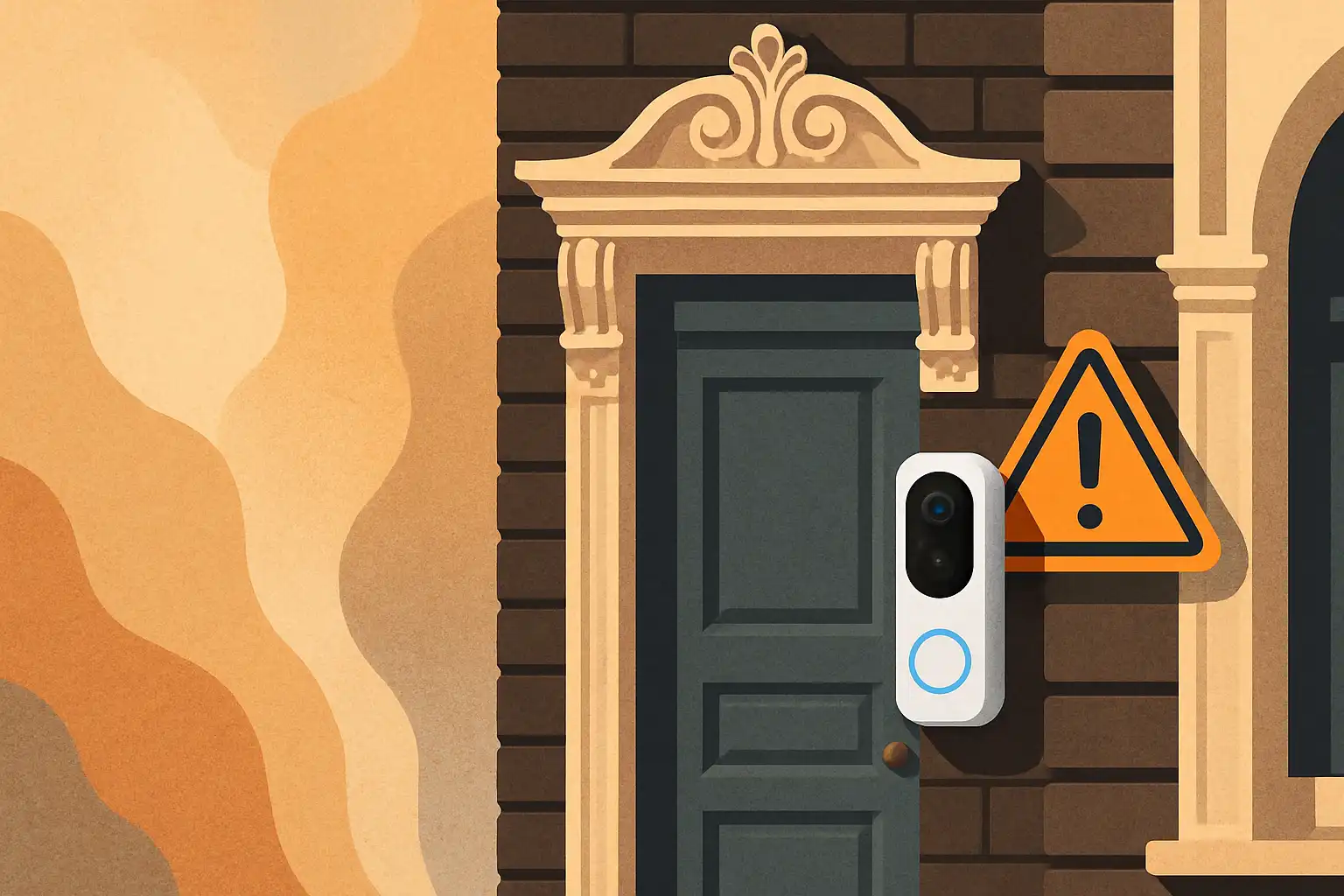 Slimme deurbel op een monumentale gevel: wat mag je wel en niet installeren?