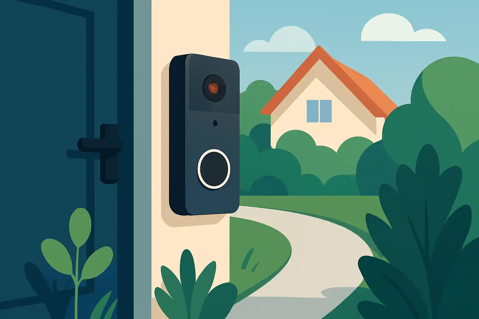 Zo richt je je voortuin in voor perfecte opnames met je slimme deurbel