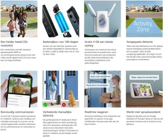 eufy Security 2K HD Draadloze videodeurbel set- Accu - geen homebase nodig.