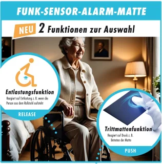m-e BELL-5774 draadloze sensormat met Wifi ontvanger
