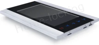 WIFI videofoon/intercom met 1 deurbel camera + 1 binnen paneel/scherm en kan werken met spraak gestuurde apps. T-2103V