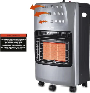 Gaskachel 4200 W - Mobiele Infrarood Verwarming met 3 Warmtestanden en Gasdrukregelaar
