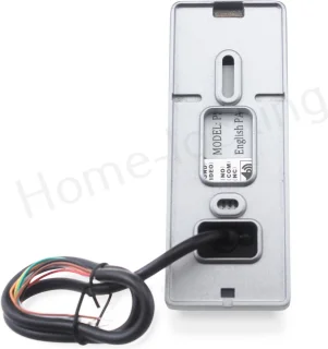WIFI videofoon/intercom met 1 deurbel camera + 1 binnen paneel/scherm en kan werken met spraak gestuurde apps. T-2101V