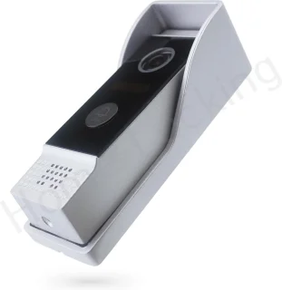 WIFI videofoon/intercom met 1 deurbel camera + 1 binnen paneel/scherm en kan werken met spraak gestuurde apps. T-2101.