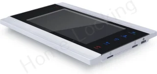 WIFI videofoon/intercom met 1 deurbel camera + 1 binnen paneel/scherm en kan werken met spraak gestuurde apps. T-2101.