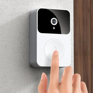 Smart Doorbell, Video Doorbell, Camera, 480P Wireless Video Doorbell, Camera, 2.4GHz WiFi, Security Camera, Smart Doorbell Function