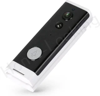 WIFI deur intercom/videofoon 2.0MP met 2 oplaadbare batterijen en kan werken met spraakgestuurde apps. T-2090.
