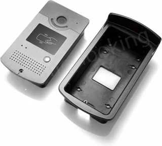 WIFI videofoon/intercom met 1 deurbel camera + 1 binnen paneel/scherm en kan werken met spraak gestuurde apps. T-2102VC