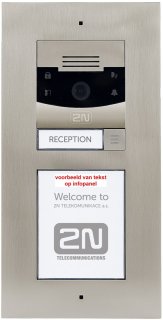 De 2N Helios IP Verso - Video deurintercom in één oogopslag