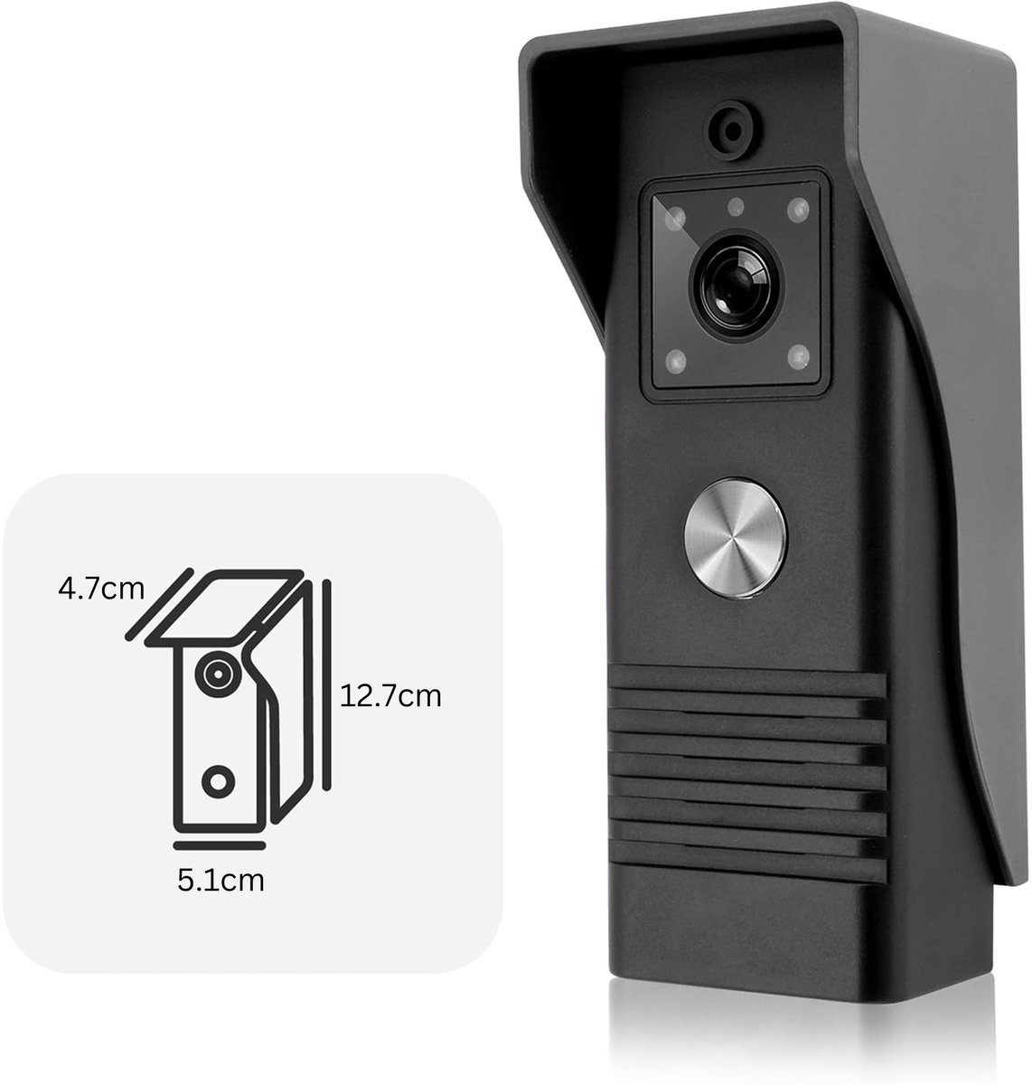 ApexArte® Video Deurbel Full HD Draadloos