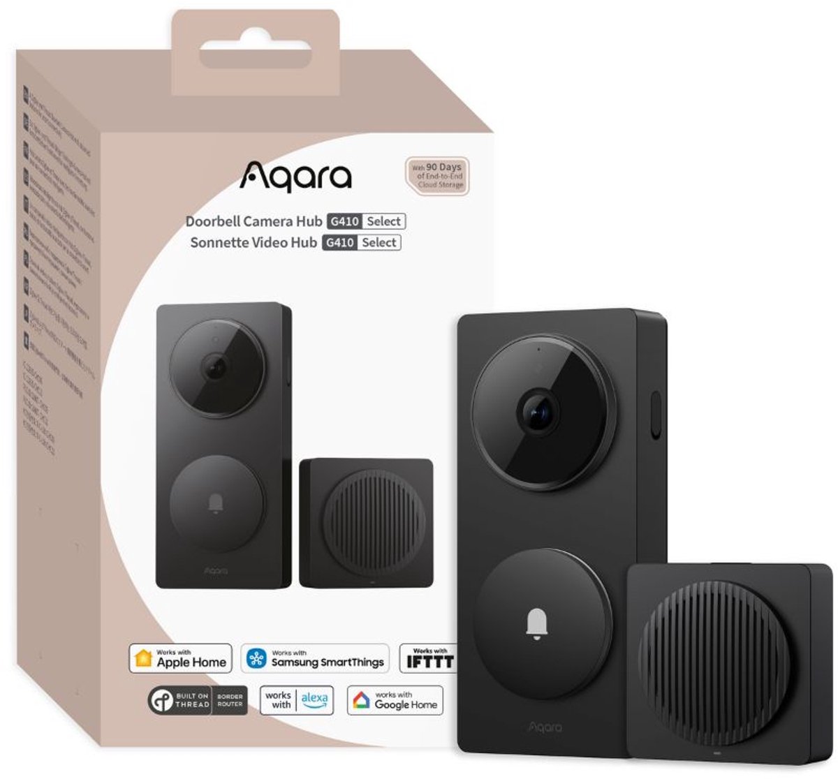 De Aqara Doorbell Camera Hub G410 Black in één oogopslag