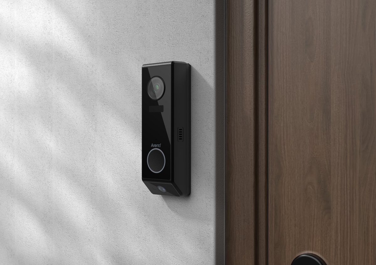 Arenti P10 Videodeurbel Wifi Dual Lens 3MP Zwart