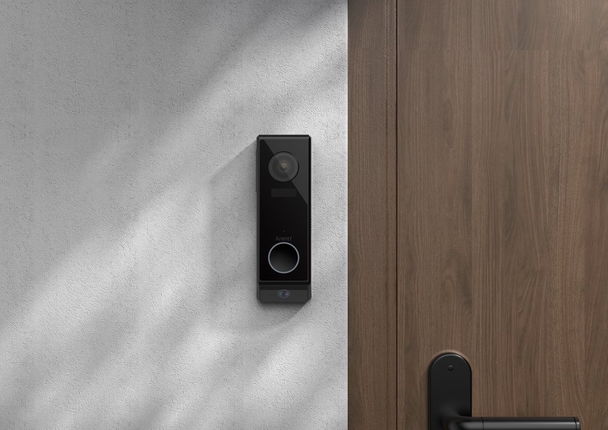 Arenti P10 Videodeurbel Wifi Dual Lens 3MP Zwart