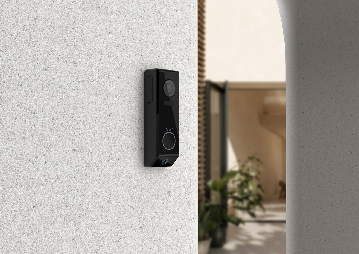 Arenti P10 Videodeurbel Wifi Dual Lens 3MP Zwart