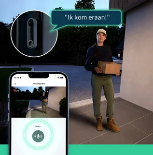 Arlo Essential Draadloze Video Deurbel Wit