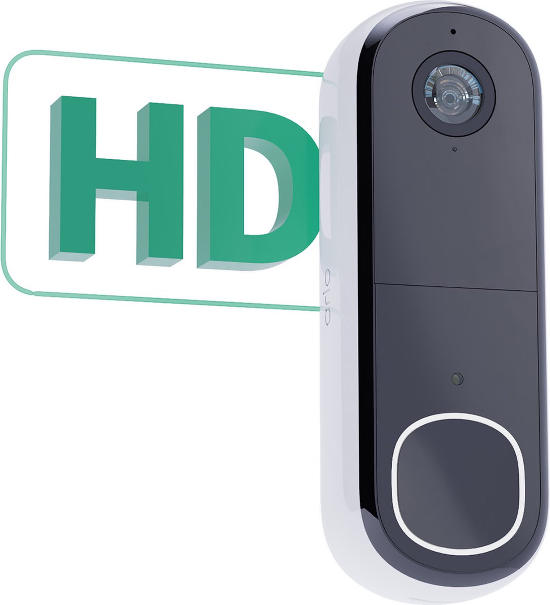 Arlo HD Video Deurbel Draadloos Wit 1 Stuk