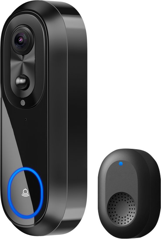 Audyn Video Deurbel Draadloos WiFi 1080P Inclusief Gong