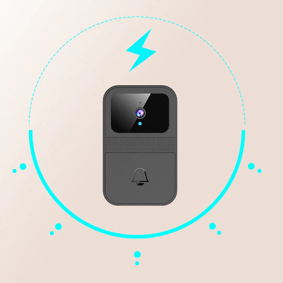 Baiktech draadloze videodeurbel met camera
