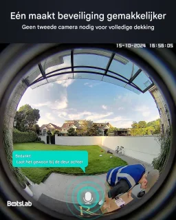 BOTSLAB 5 MP Batterij Videodeurbel