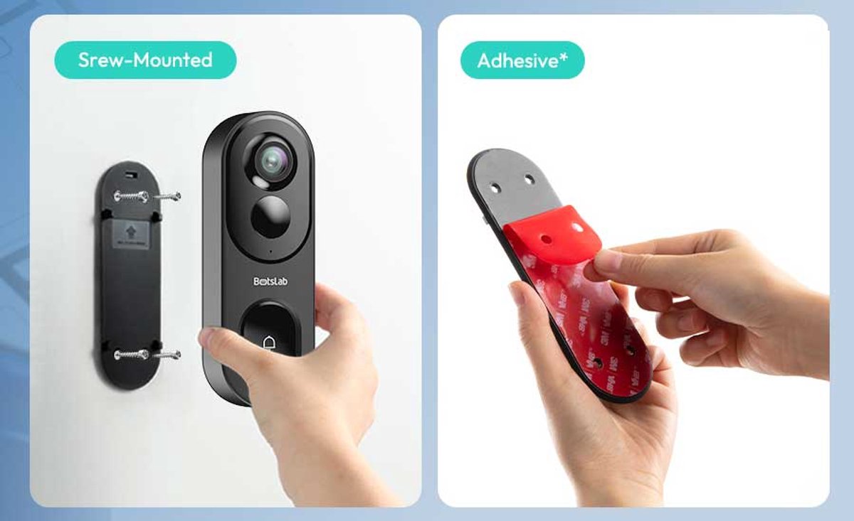 Botslab R810 32GB 5MP Oplaadbare Video Deurbel met Intercom