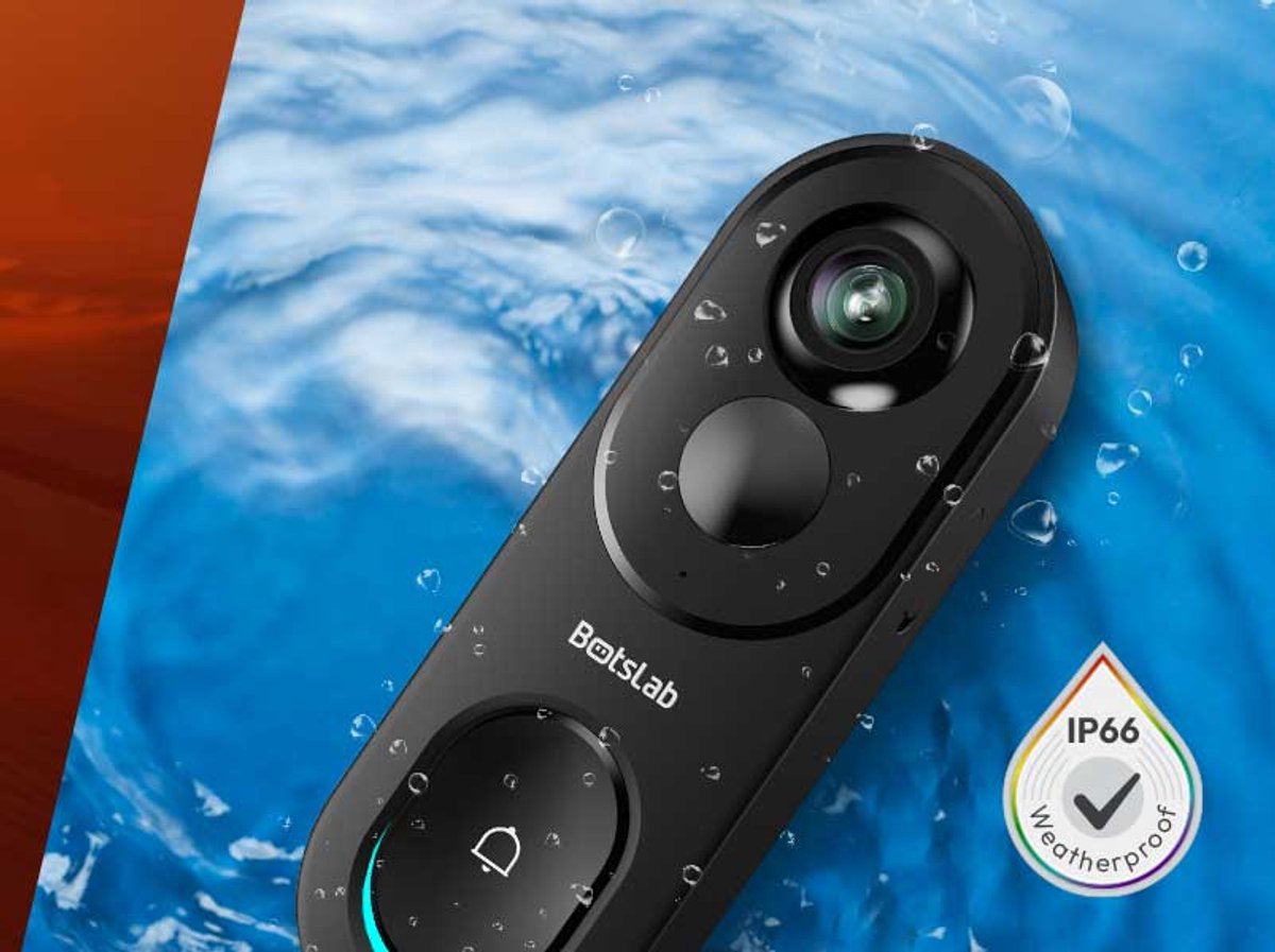 Botslab R810 32GB 5MP Oplaadbare Video Deurbel met Intercom