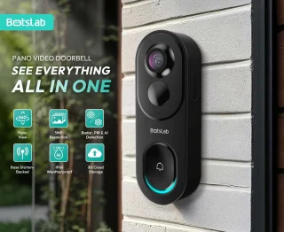 Botslab R810 32GB 5MP Oplaadbare Video Deurbel met Intercom