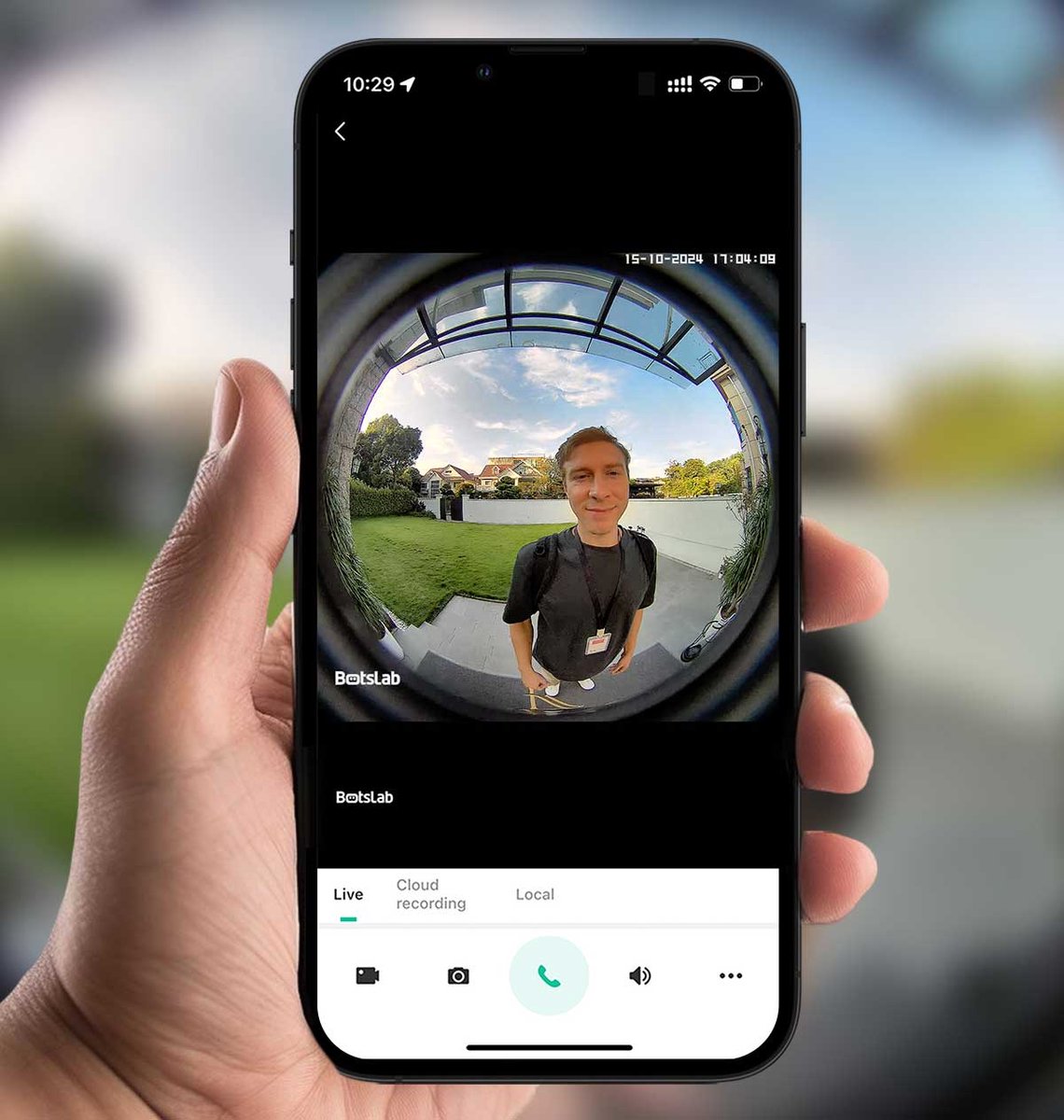 Botslab R810 32GB 5MP Oplaadbare Video Deurbel met Intercom