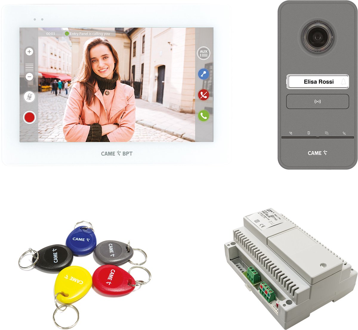 CAME XTS 7″ Video-intercomset voor ééngezinswoningen