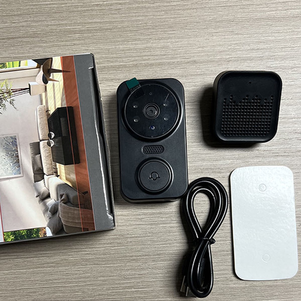 CHIWIN Draadloze WiFi Deurbel met Camera
