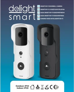 Delight 55386BK Video Deurbel met Camera en Wifi