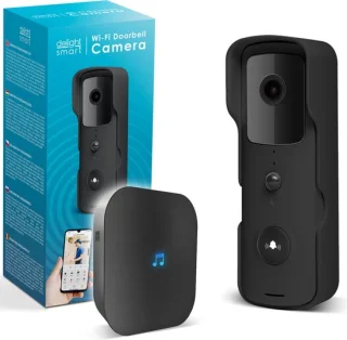 Delight 55386BK Video Deurbel met Camera en Wifi