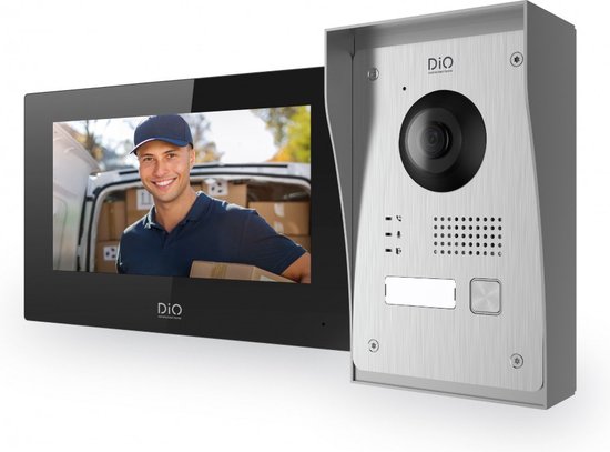DiO Wifi Videofoon Intercom 7" Touchscreen 2-draads