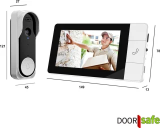 Doorsafe 4140 - Draadloze camera-deurbel
