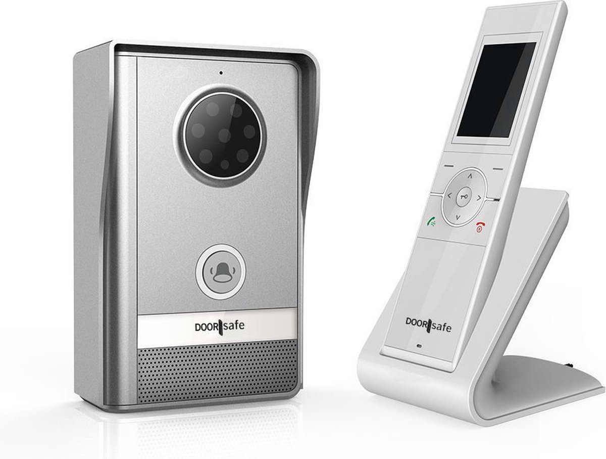 De Doorsafe 4250 Draadloze Camera Deurbel 2.4" in één oogopslag