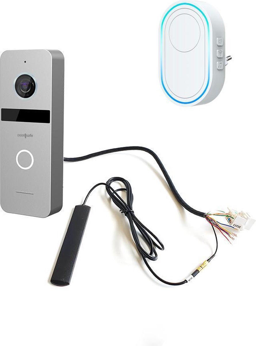 Doorsafe 6665 PRO video deurbel FHD 2MP met WiFi en netwerkaansluiting