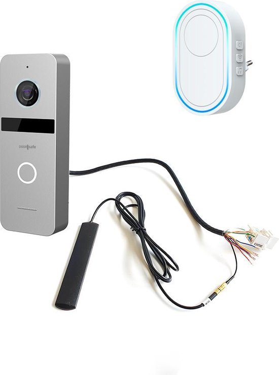 Doorsafe 6665 PRO video deurbel FHD 2MP met WiFi en netwerkaansluiting